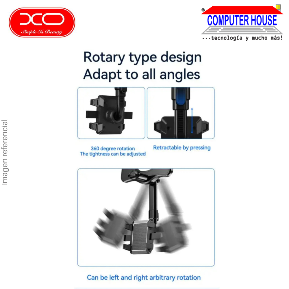XO C115 cell phone holder - Black