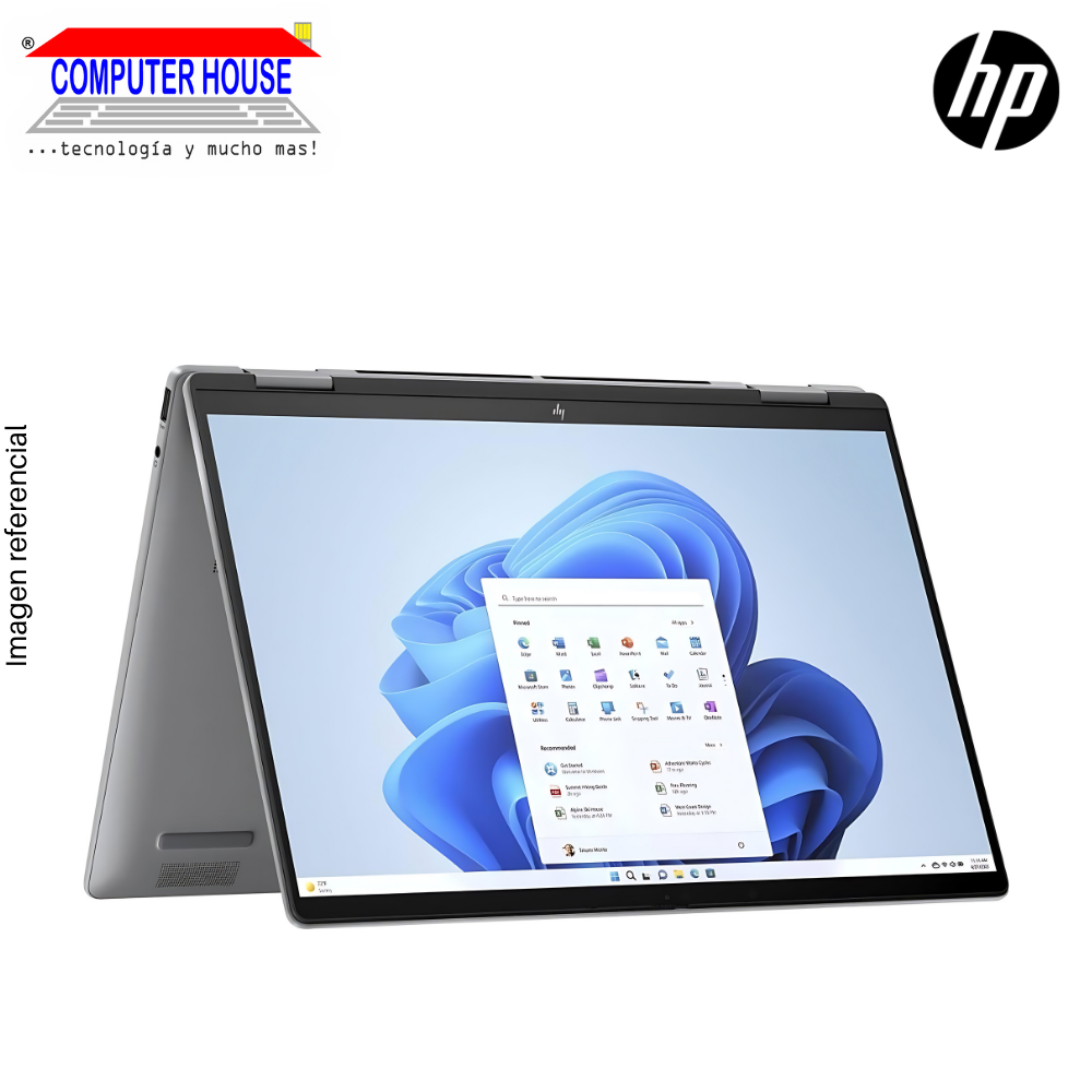 Laptop HP 14-FC0023DX, Core Ultra 7-155H, RAM 16GB DDR5, SSD 1TB, 14" WUXGA, Pantalla Táctil, Teclado en Inglés, Windows 11.