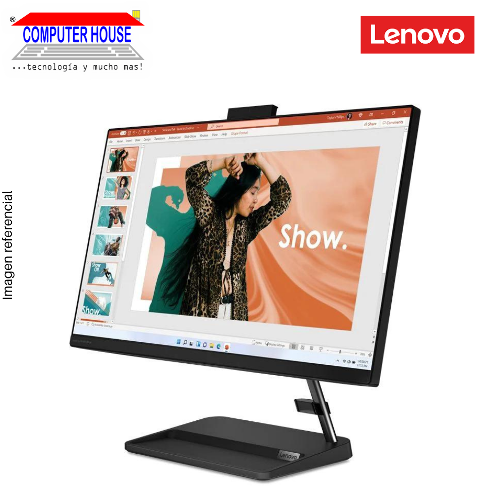 All in One LENOVO IdeaCentre 3, Core i3-1215U, RAM 8GB, SSD 512GB, 23.8" FHD, FreeDos.