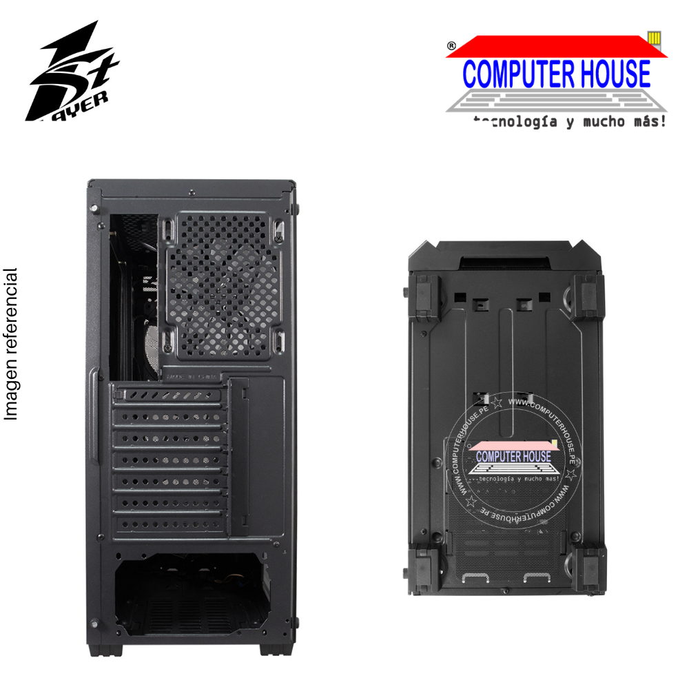 Case 1St Player V4G FIRE DANCING, Liquid Cooling Support (Fans are optional)