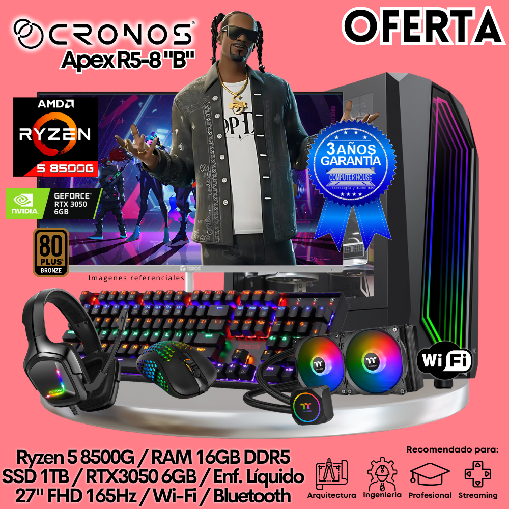 OFERTA: PC Xtreme CRONOS Apex R5-8 