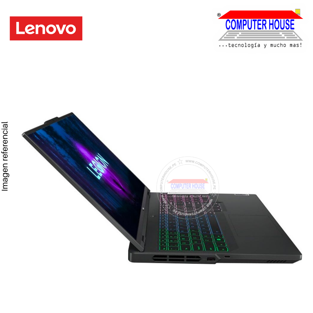 Laptop LENOVO Legion PRO, Core i7-13700HX, RAM 16GB DDR5, SSD 1TB, Video RTX4060 8GB, 16" FHD 144Hz, Teclado en Inglés, Windows 11.