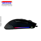 Teros TE-5167N Wired Mouse, 12800dpi, USB, RGB, Black 