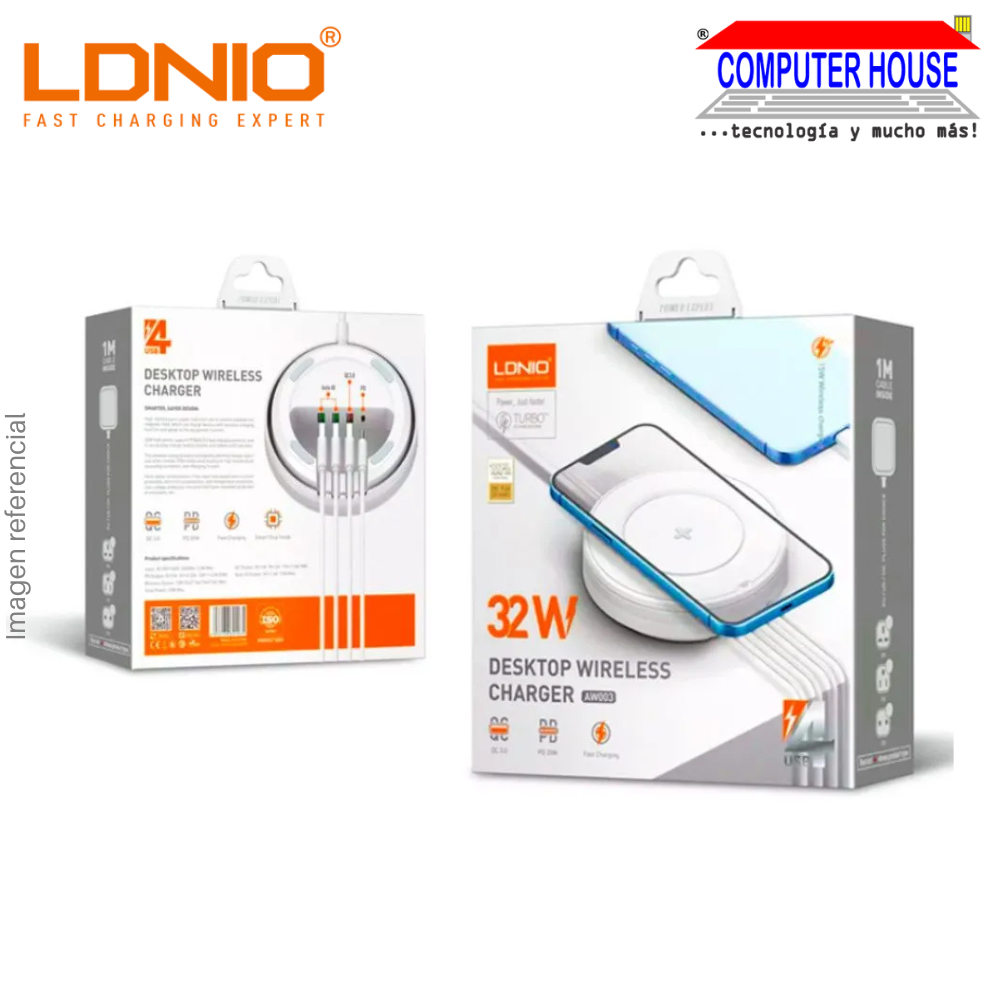 LDNIO AW003 32W Wireless Charger for Desktop.