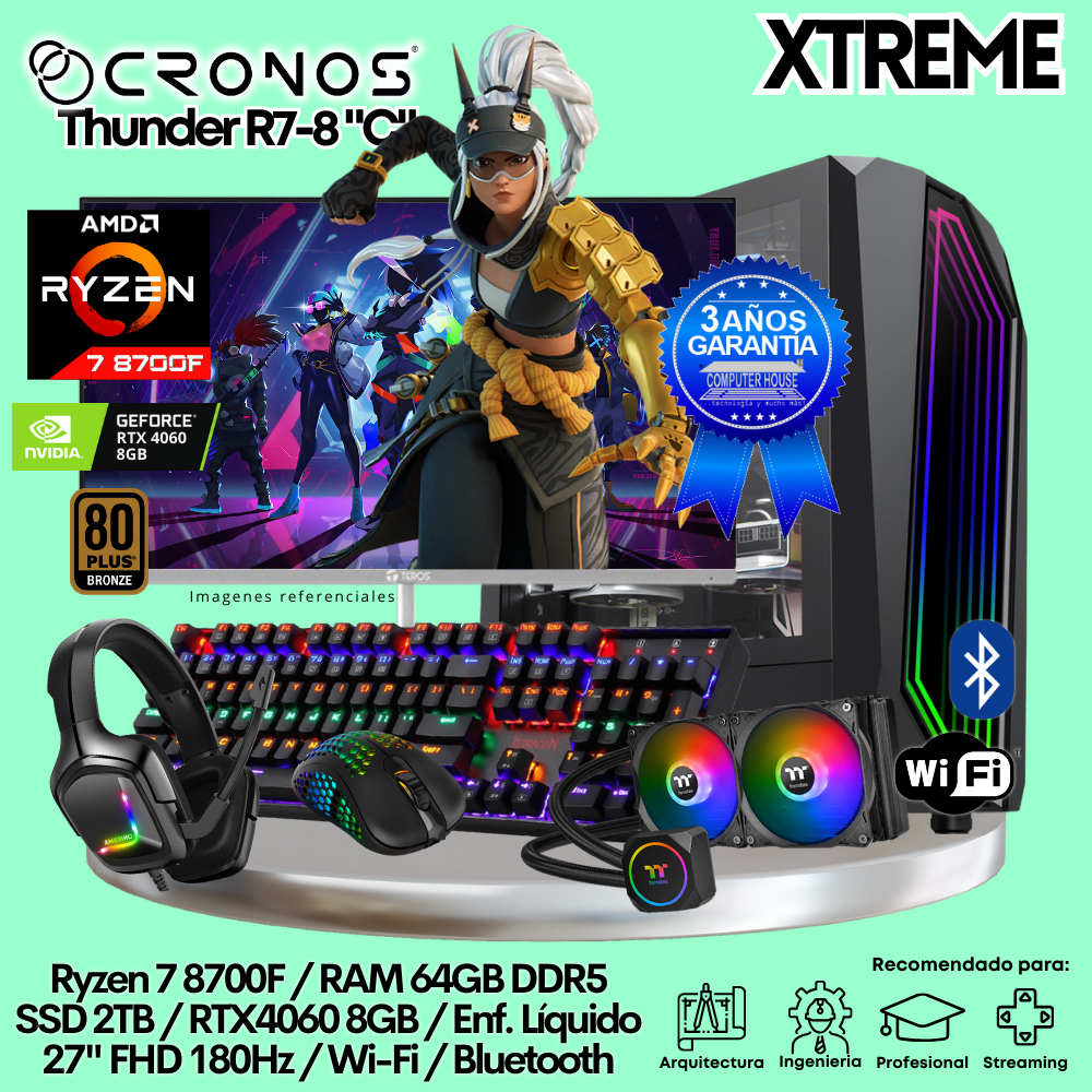 PC Xtreme CRONOS Thunder R7-8 