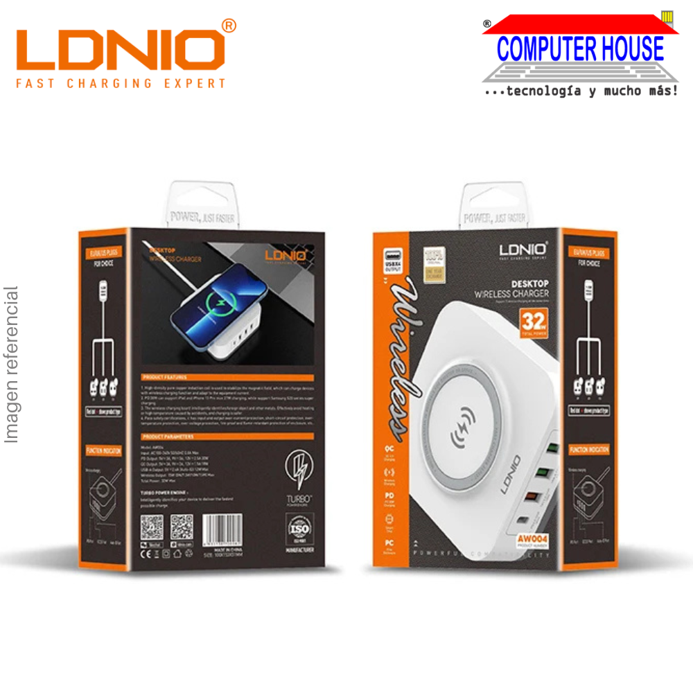 LDNIO AW004 32W Wireless Charger for Desktop.