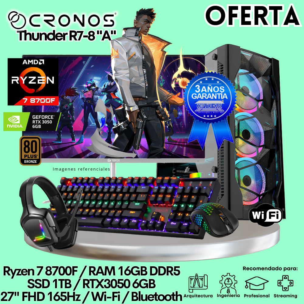 OFERTA: PC Xtreme CRONOS Thunder R7-8 