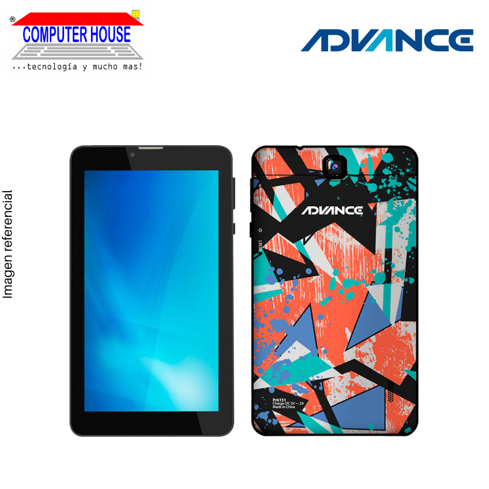 Tablet ADVANCE Prime PR6152, RAM 1GB, ROM 16GB, 7″ HD, 3G, Dual SIM, Android 11 Go.