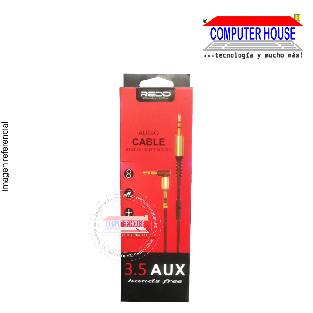Cable de Audio 3.5 AUX Plush a Plush.