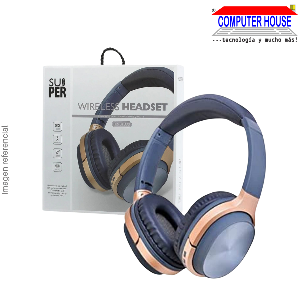HZ-BT830 Wireless Headband Headphones with Noise Cancelling, Bluetooth, Microphone - Colors