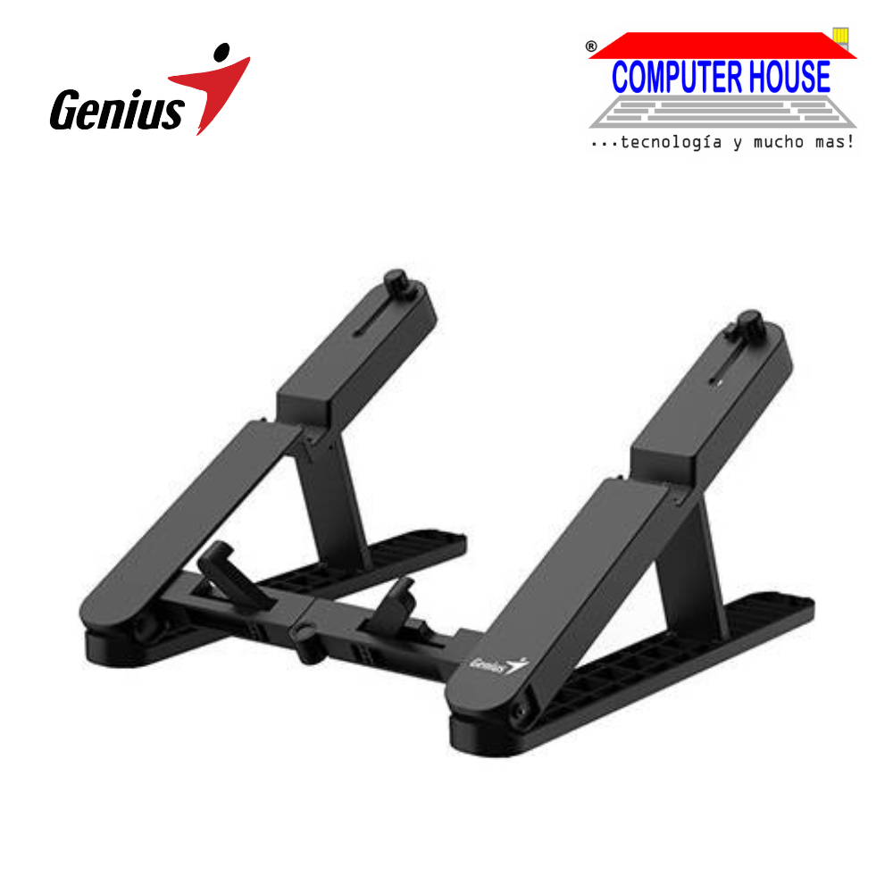 Genius G-Stand M200 Laptop Stand, up to 17", 6-Level Tilt, Foldable, Black (31250020400) 