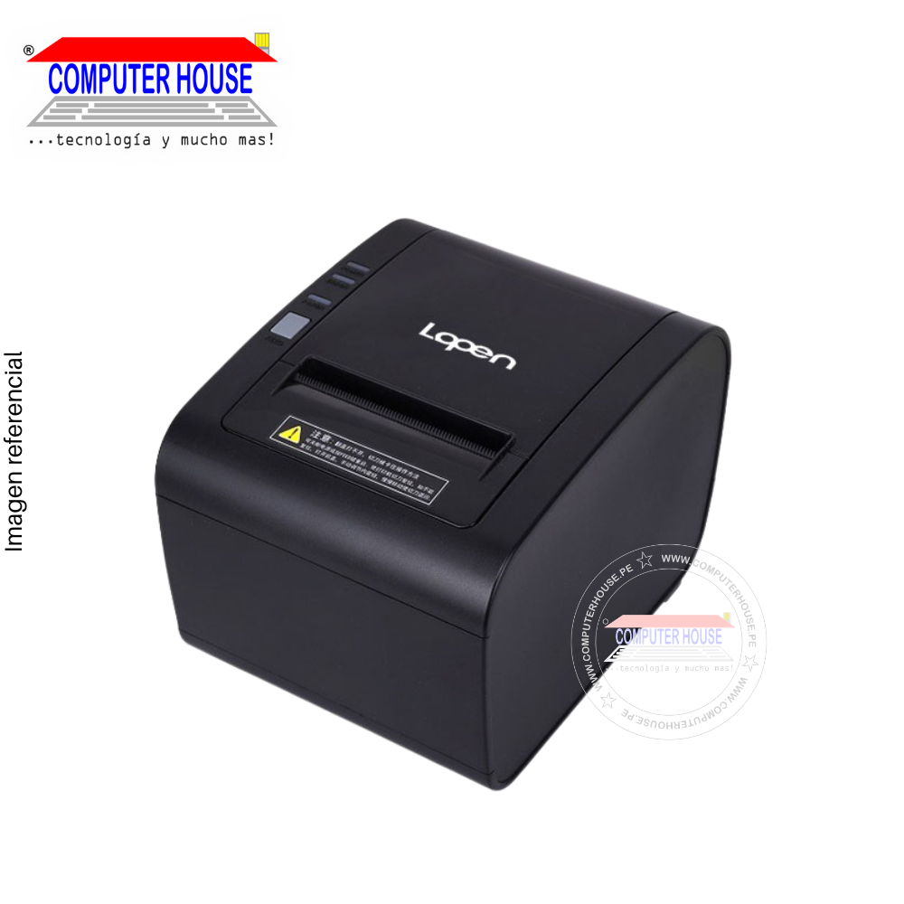 Impresora Térmica LOPEN LN-POS80-CK-UB, 80mm, USB/Bluetooth