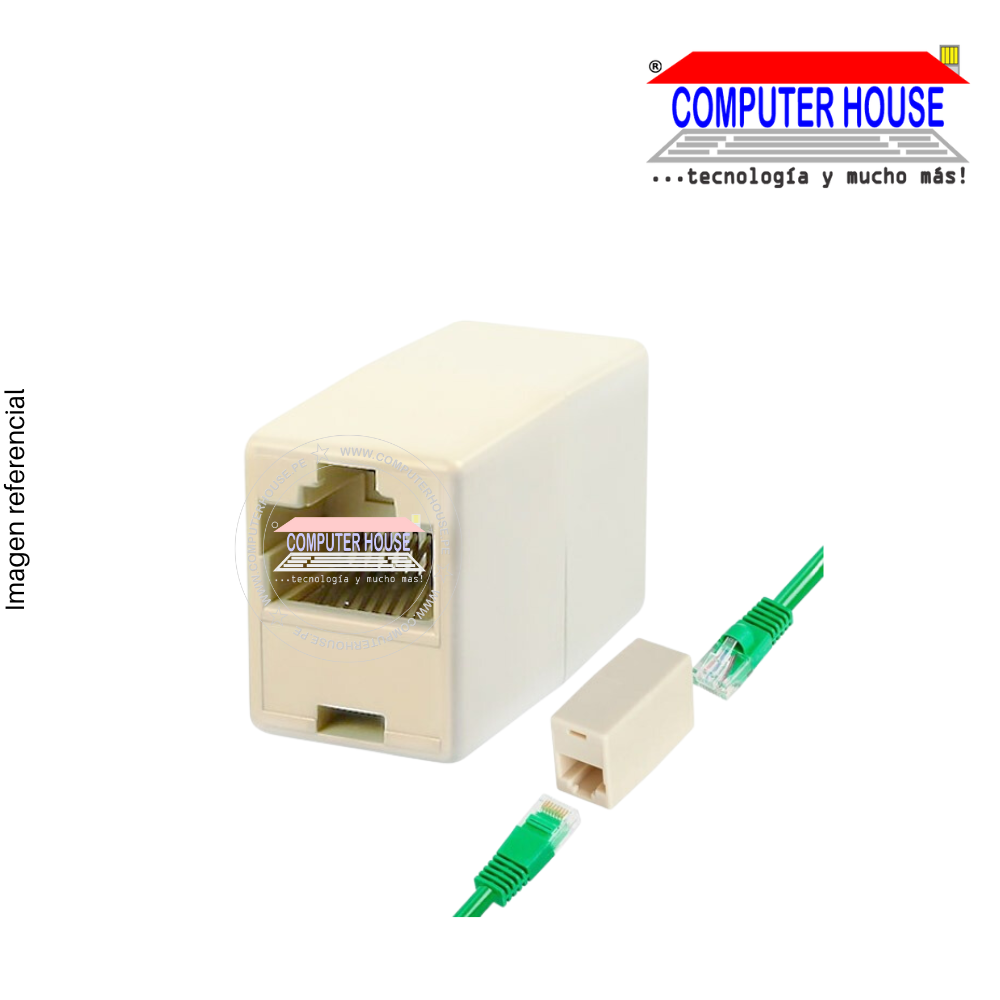 Unión de cable ethernet RJ45 genérico, unión RJ45 (hembra a hembra ...