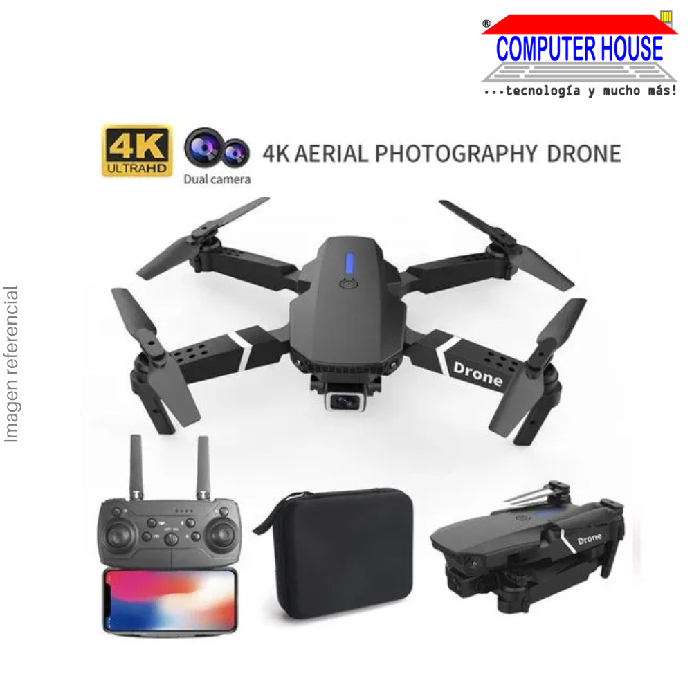 E88 Pro mini drone, dual 4K camera flight stabilizer
