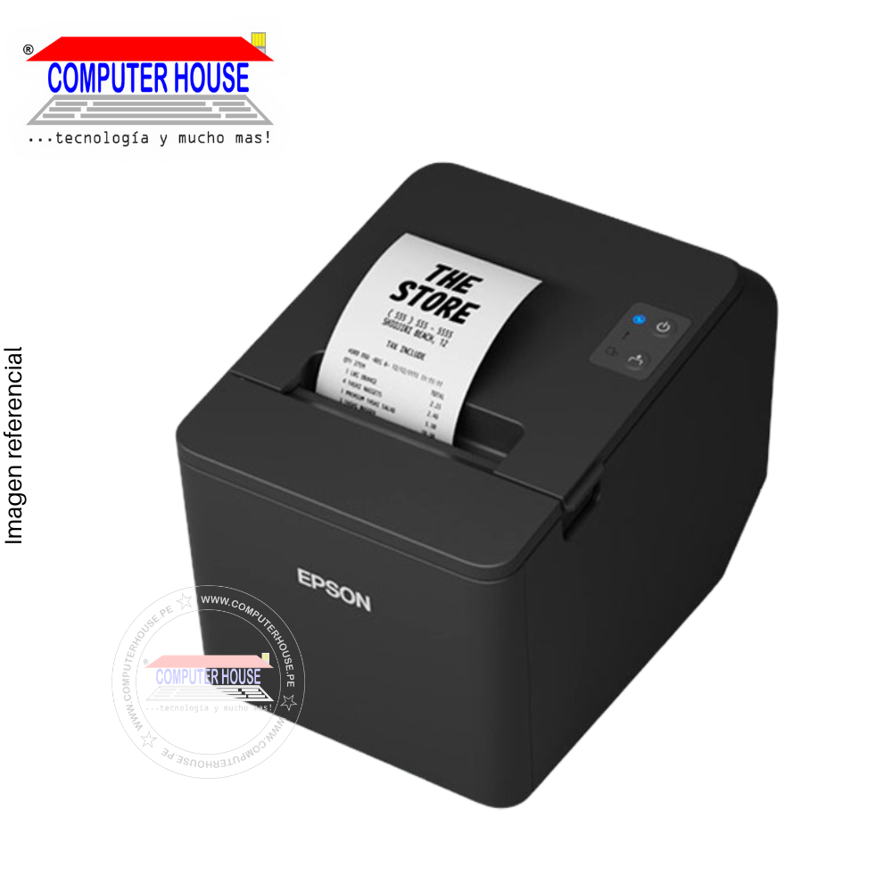 Impresora Ticketera Termica EPSON TM-T20IV-SP-022, USB/ Serial/ Ethernet.