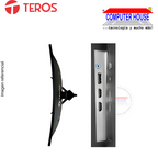 Monitor Gamer Teros 27" TE-2766G, Curvo, VA 180 Hz, 1920x1080 FHD, HDMI / DP / FREESYNC /PIVOT