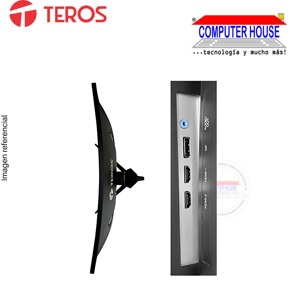 Monitor Gamer Teros 27" TE-2766G, Curvo, VA 180 Hz, 1920x1080 FHD, HDMI / DP / FREESYNC /PIVOT