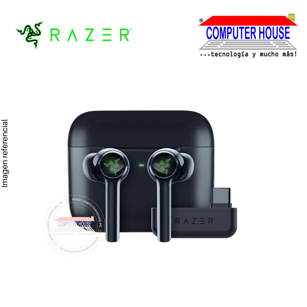 RAZER AUDIFONO C/MICROF. HAMMERHEAD PRO HYPERSPEED WIRELESS / BT THX USB-C CHROMA BLACK (RZ12-04590100-R3U1)