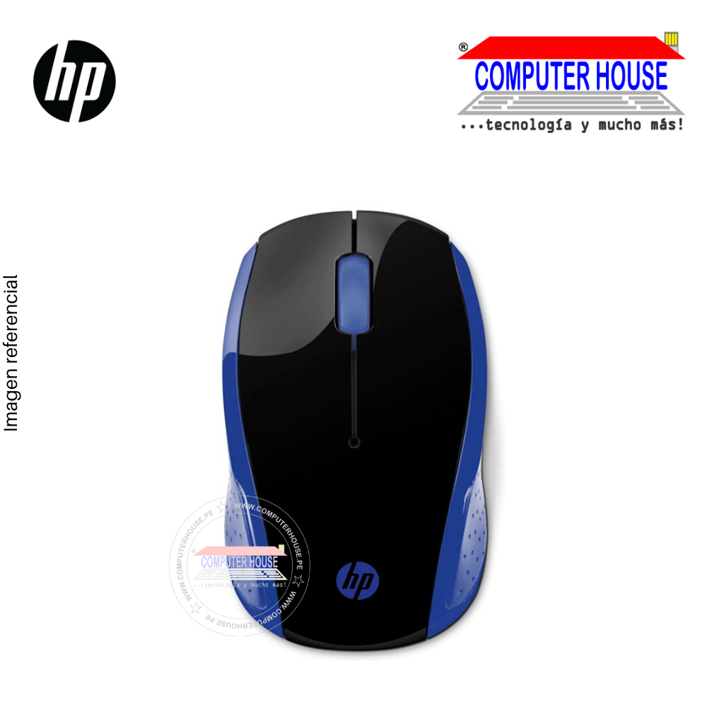 HP 200 Souris Sans Fil Wireless Mouse, 3 Buttons, 1000DPI, USB Receiver.