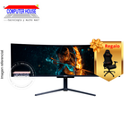 Monitor Gaming 49" Teros TE-4920G, 144Hz, 0.03MS, Curvo, UWQHD QD-OLED, 5120 x 1440, HDMIx2/DPx1/Audio-Out.