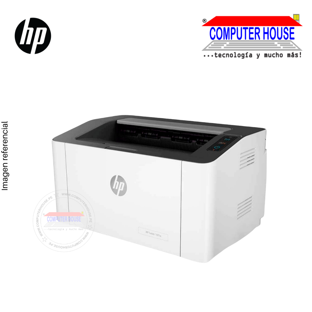 HP 107w impresora laser monocromo 20PPM 1200x1200 dpi inalámbrico ePrint, Wi-Fi Direct (4ZB78A)