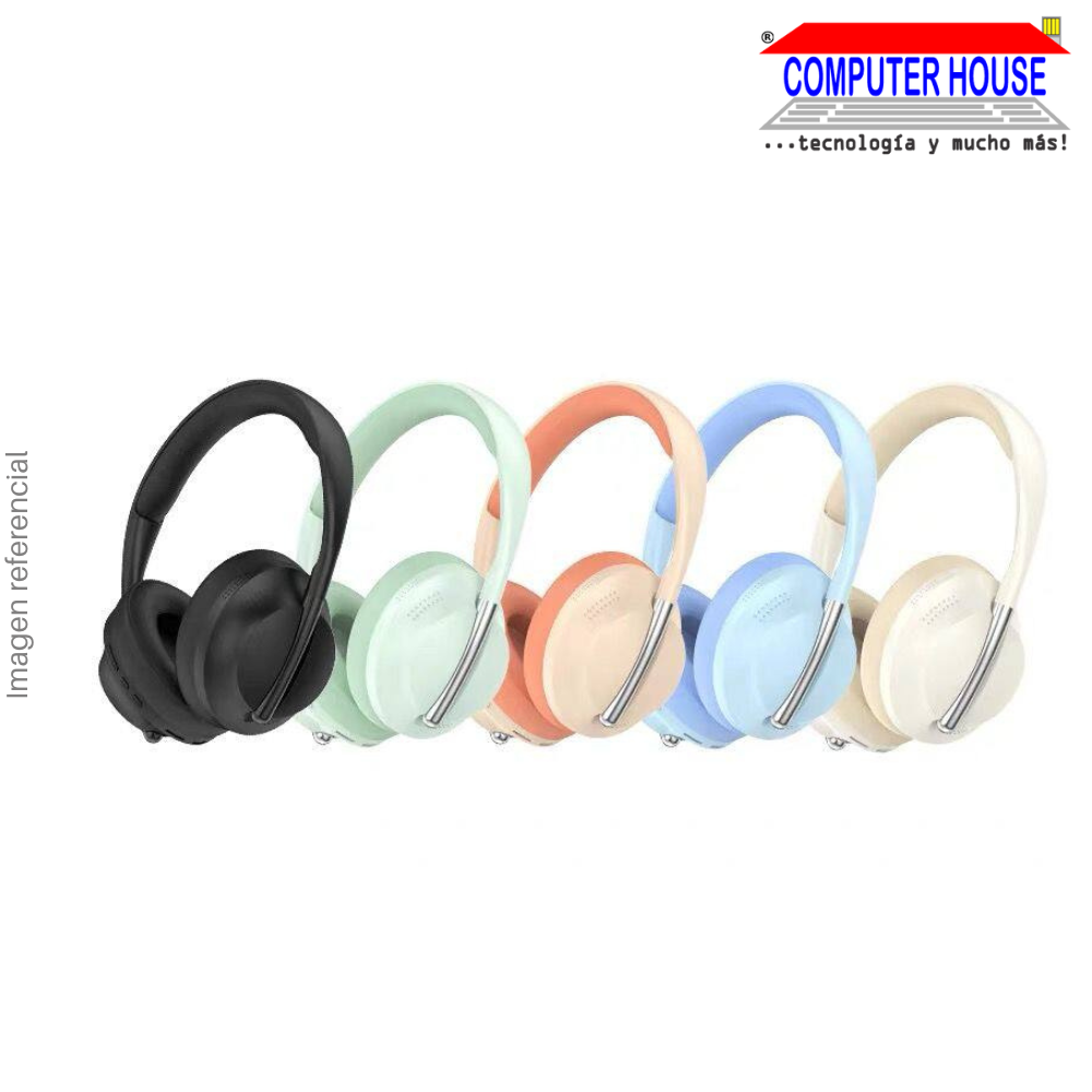 Audífono Inalámbrico P7233 vincha, Bluetooth, Micrófono - Colores