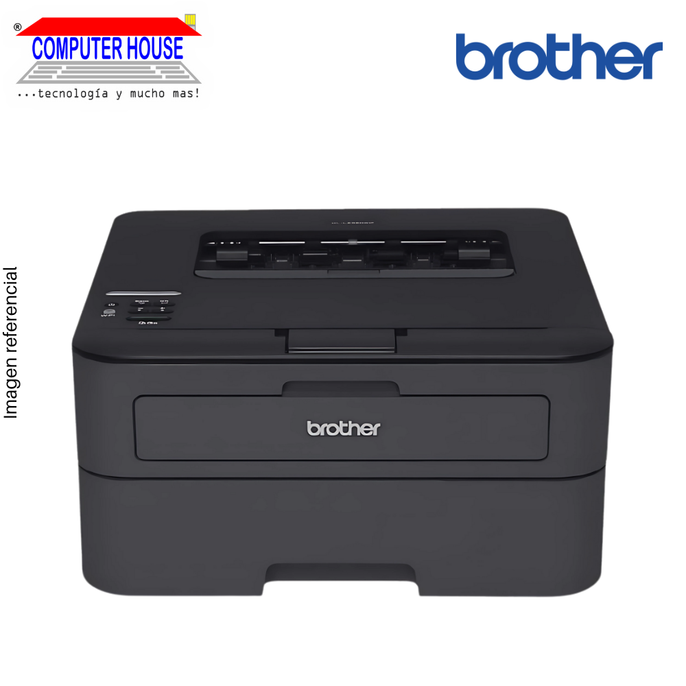 Impresora Láser BROTHER HL-L2360W, A4, Multifuncional (imprime, copia y escanea), Monocromática, USB/Wi-Fi/LAN.