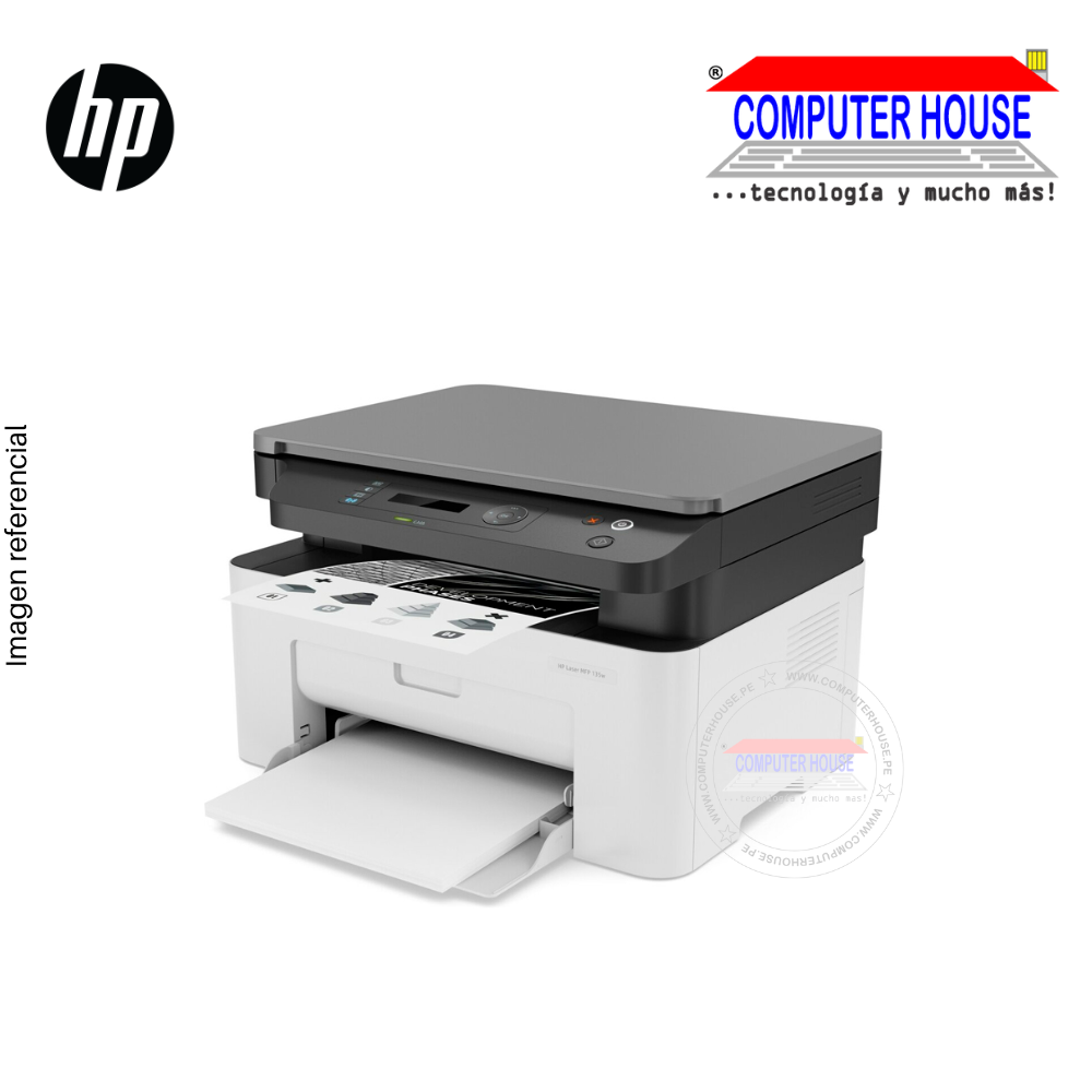 HP impresora laser LaserJet Pro MFP 135w inalámbrico monocromática (4ZB83A)