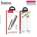 USB HUB Extension 4 in 1 HOCO HB26 Type C to USB 1X3.0 and 3X2.0