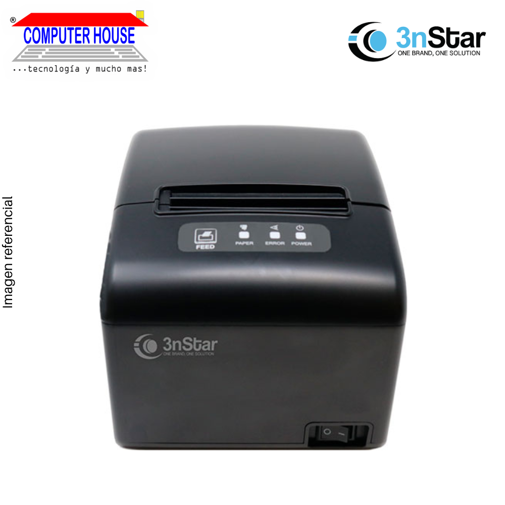 Impresora Ticketera Térmica 3NSTAR RPT006B, USB/Ethernet/Bluetooth.