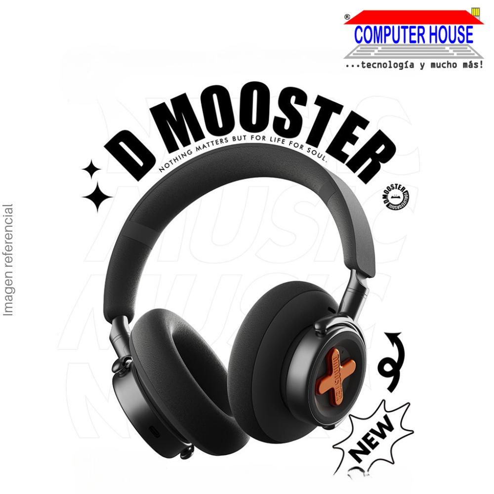 D'Mooster D19 Wireless Headphones with Noise Cancelling Headband, Bluetooth, Microphone - Colors