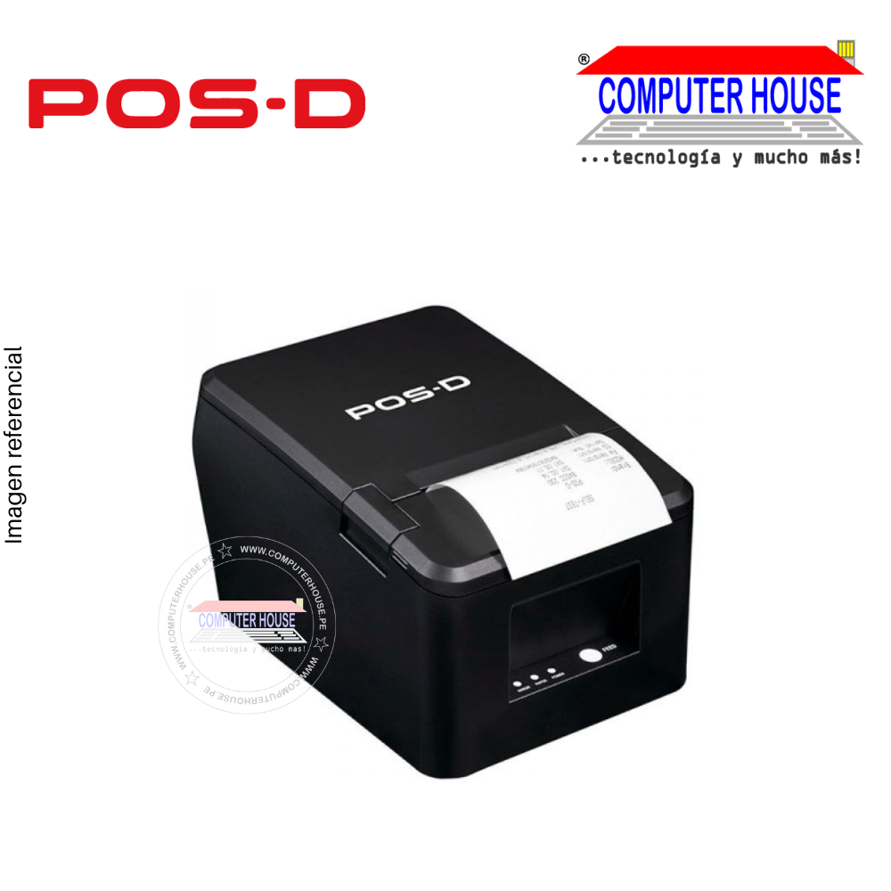 Impresora POS-D Ticketera Térmica Basic 230S USB/SERIAL/ETHERNET 230mm/Seg, Resolucion 180DPI