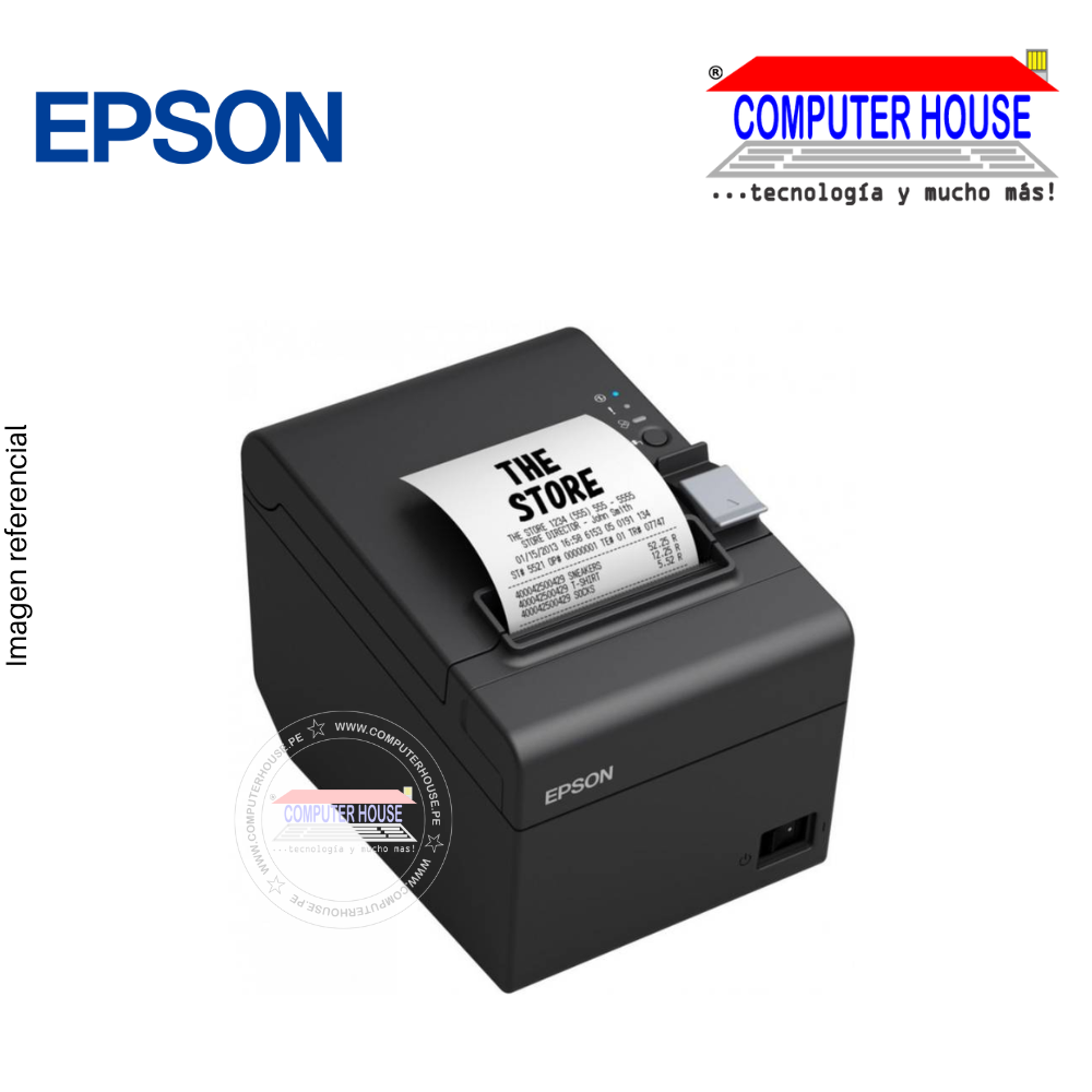 Ticketera EPSON TM-T20III, Impresora Térmica, USB.