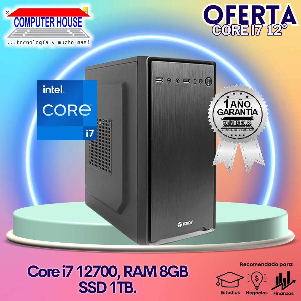 OFERTA Solo CPU: Core i7-12700 