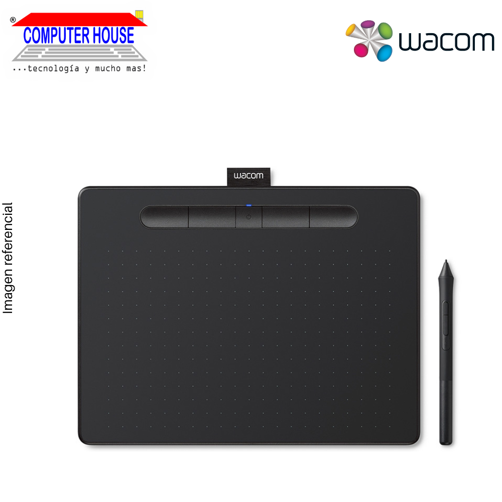 WACOM CTL4100 Intuos Pen Graphics Tablet, Small, Black.