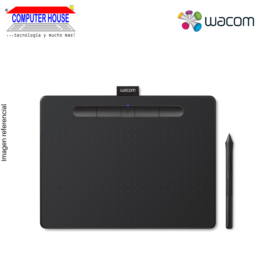 Tableta Gráfica WACOM CTL4100 Intuos Pen, Small, Black.