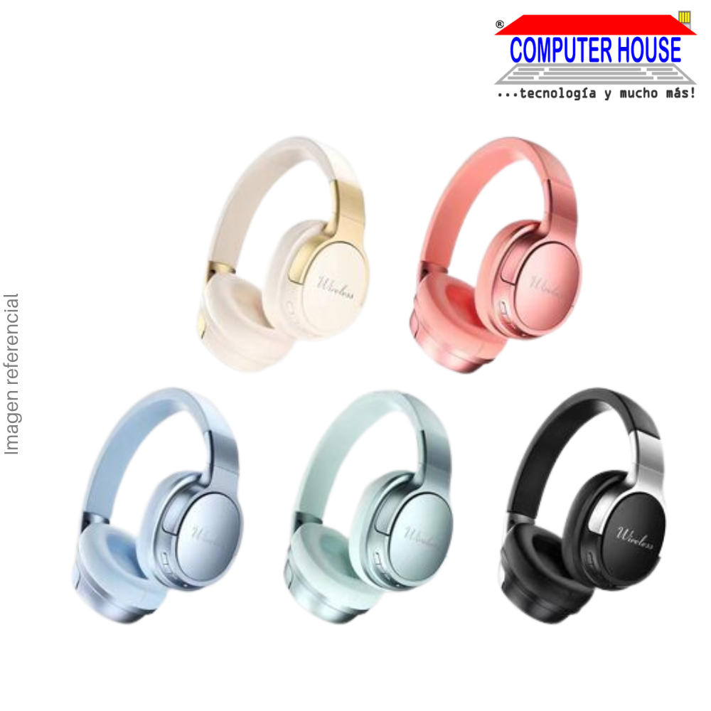 Audífono Inalámbrico J41 vincha, Bluetooth, Micrófono - Colores