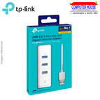 TP-LINK TL-UE330 Ethernet to USB network adapter, 10/100/1000Mbps Gigabit + 3PTOS USB. 
