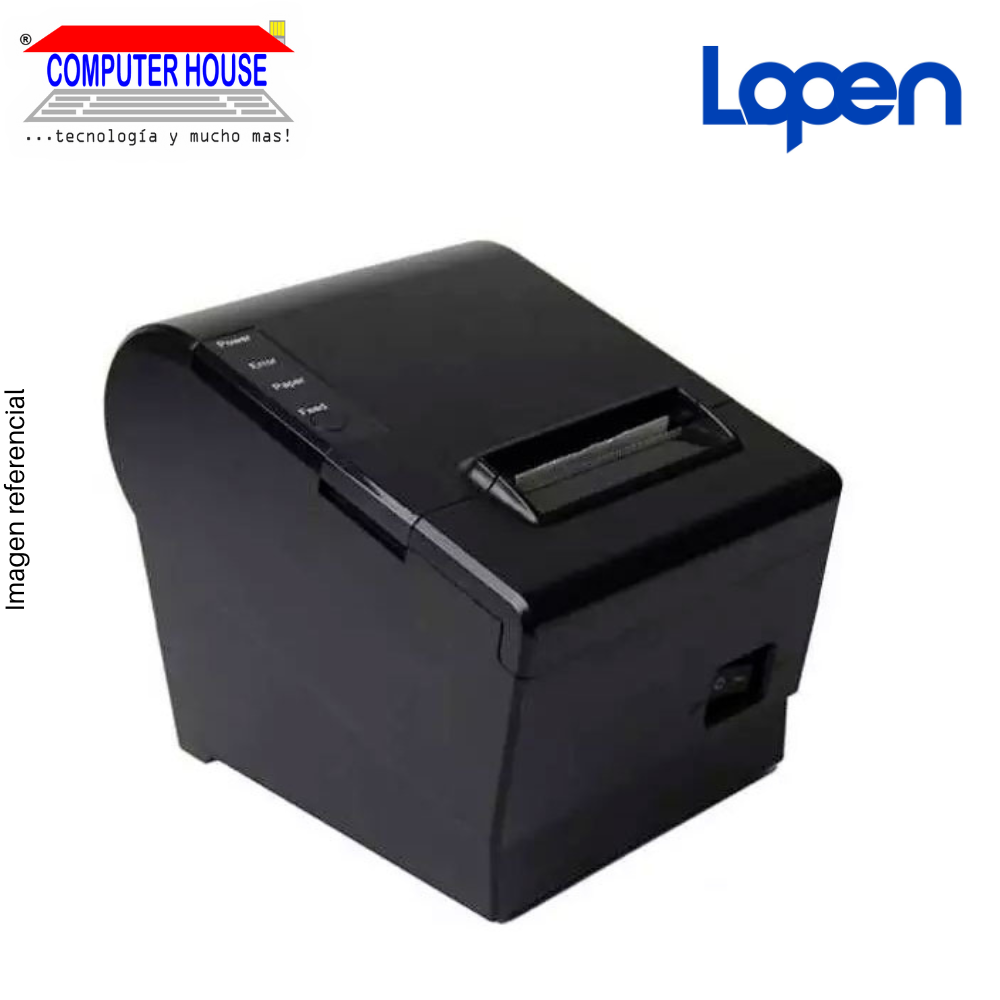 Impresora Termica LOPEN LN-POS80-BS-UEWS, 80mm,USB/Ethernet/Wi-Fi/Serial.