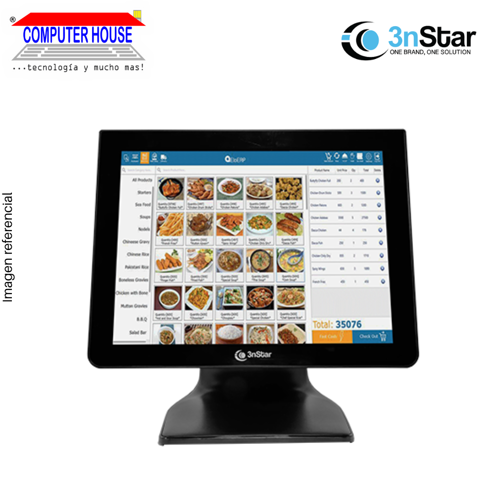 3NSTAR TCM008VH touch monitor, 15", VGA/HDMI.