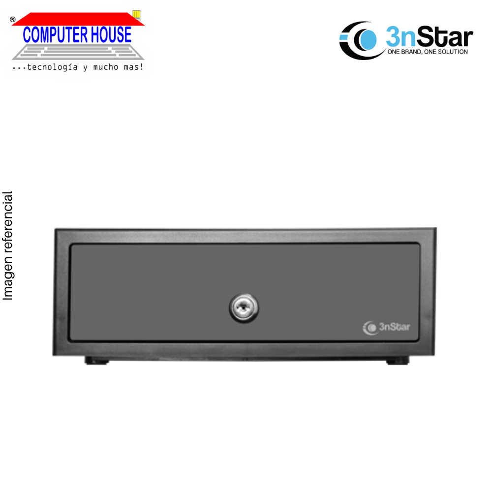 Gaveta de dinero 3NSTAR POS-CD200, 240mm x 280mm, RJ11.