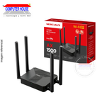 Router MERCUSYS MR62X, AX1500, Wi-Fi 6, Doble Banda 2.4GHz (hasta 300Mbps) y 5GHz (hasta 1201Mbps).