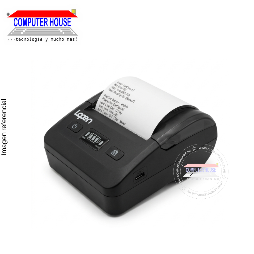 Impresora Térmica inalámbrica LOPEN LN-P80D-UB, 90mm, USB/Bluetooth