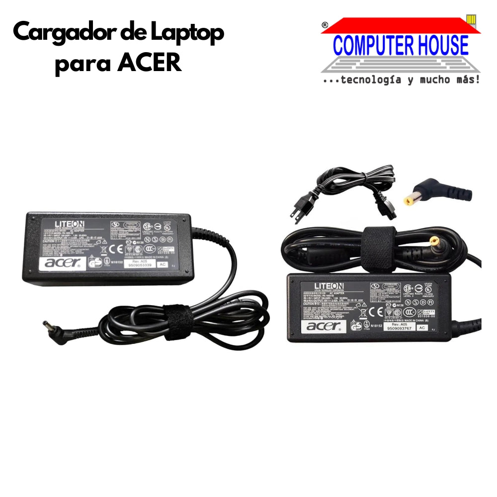 Cargador para laptop ACER 19V (Compatible)