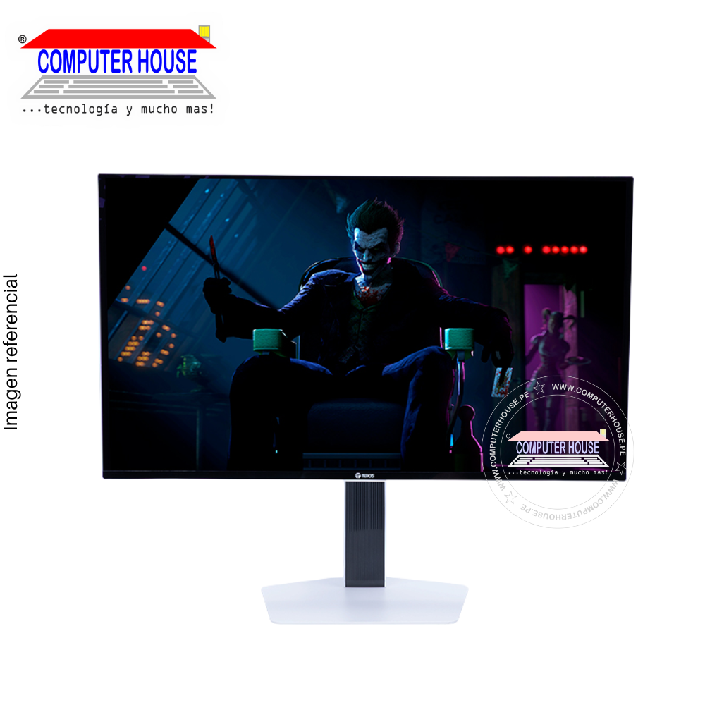 Monitor Gaming 27" Teros TE-2790G, 240Hz, 0.03MS, Plano, QHD QD-OLED, 2560 x 1440, HDMIx2/DPx2/Audio-Out.