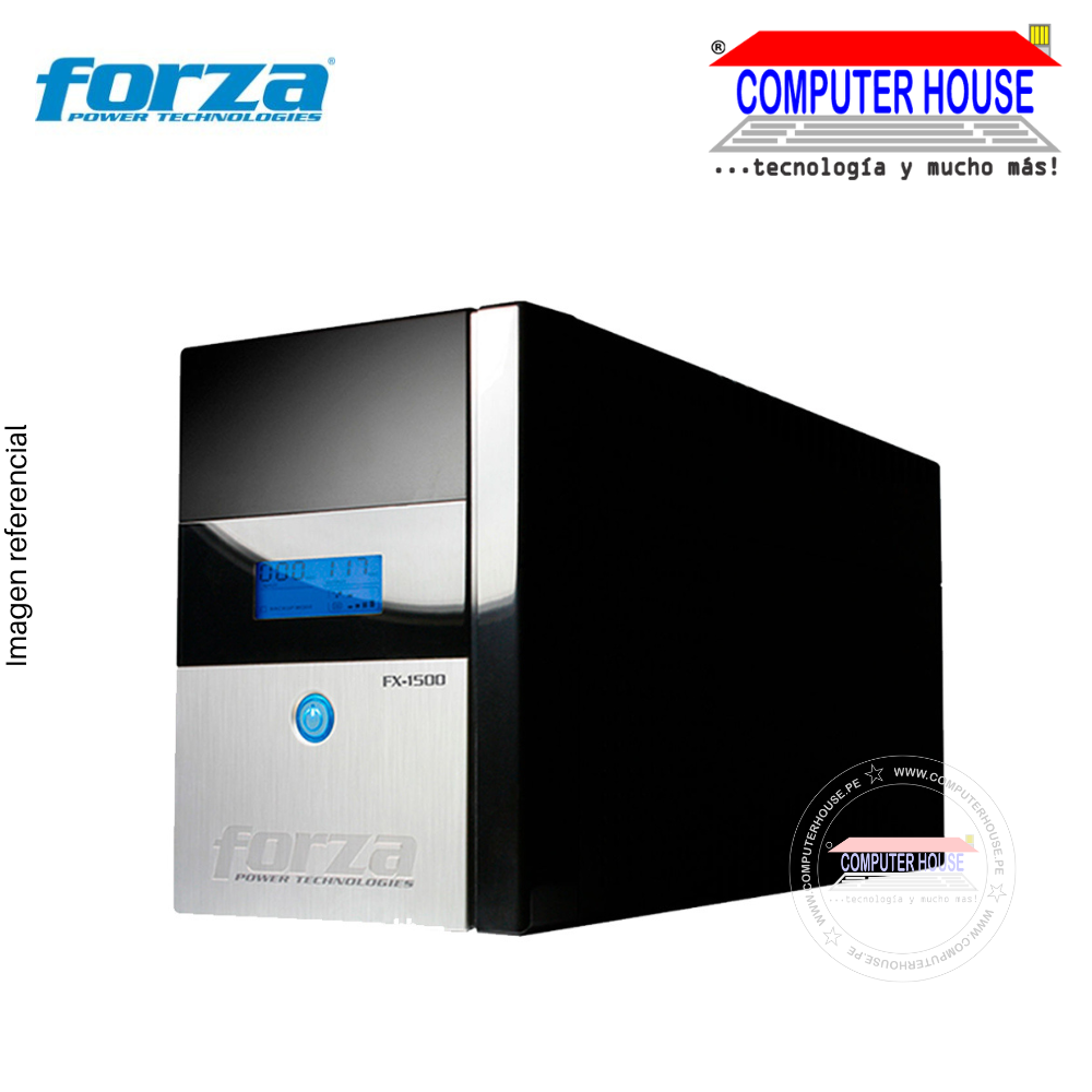 FORZA UPS 1500VA 840W, FX-1500LCD-U Interactive, 8 220V outlets. 