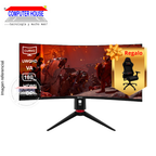 Monitor Gaming 34" Teros TE-3412G, 180Hz, 1MS, Curvo, ULTRA-WQHD VA, 3440 x 1440, HDMIx2/DPx2/Audio-Out.