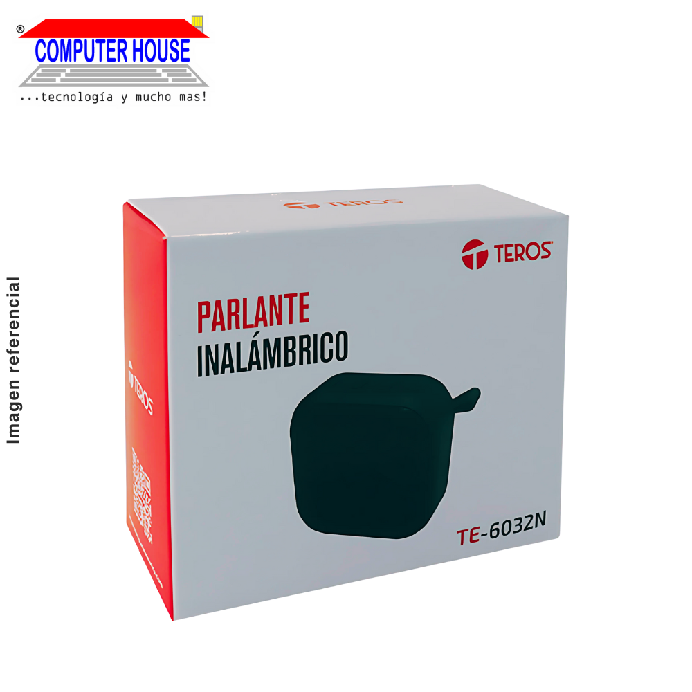 Parlante Bluetooth TEROS TE-6032N, 5W, Negro