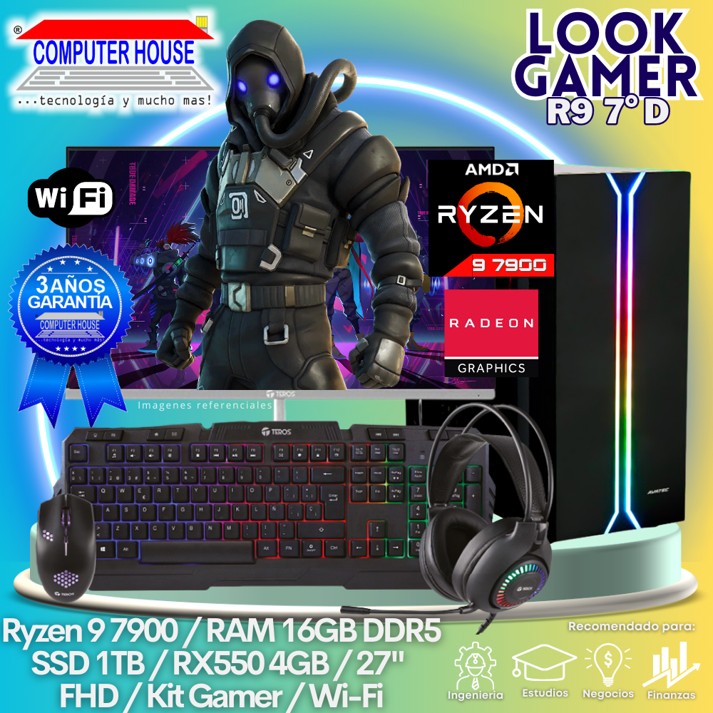 LOOK GAMER Ryzen 9-7950X 