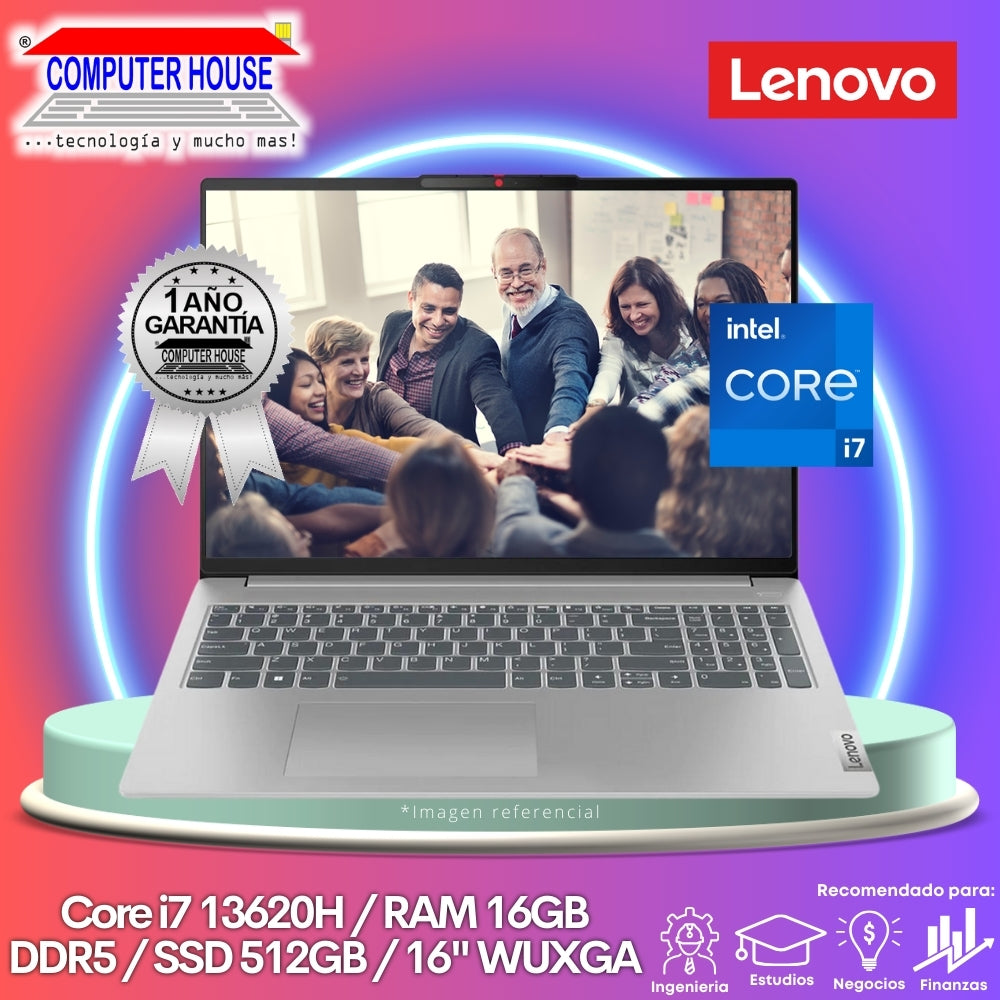 Laptop LENOVO IdeaPad Slim 5, Core i7-13620H, RAM 16GB, SSD 512GB, 16